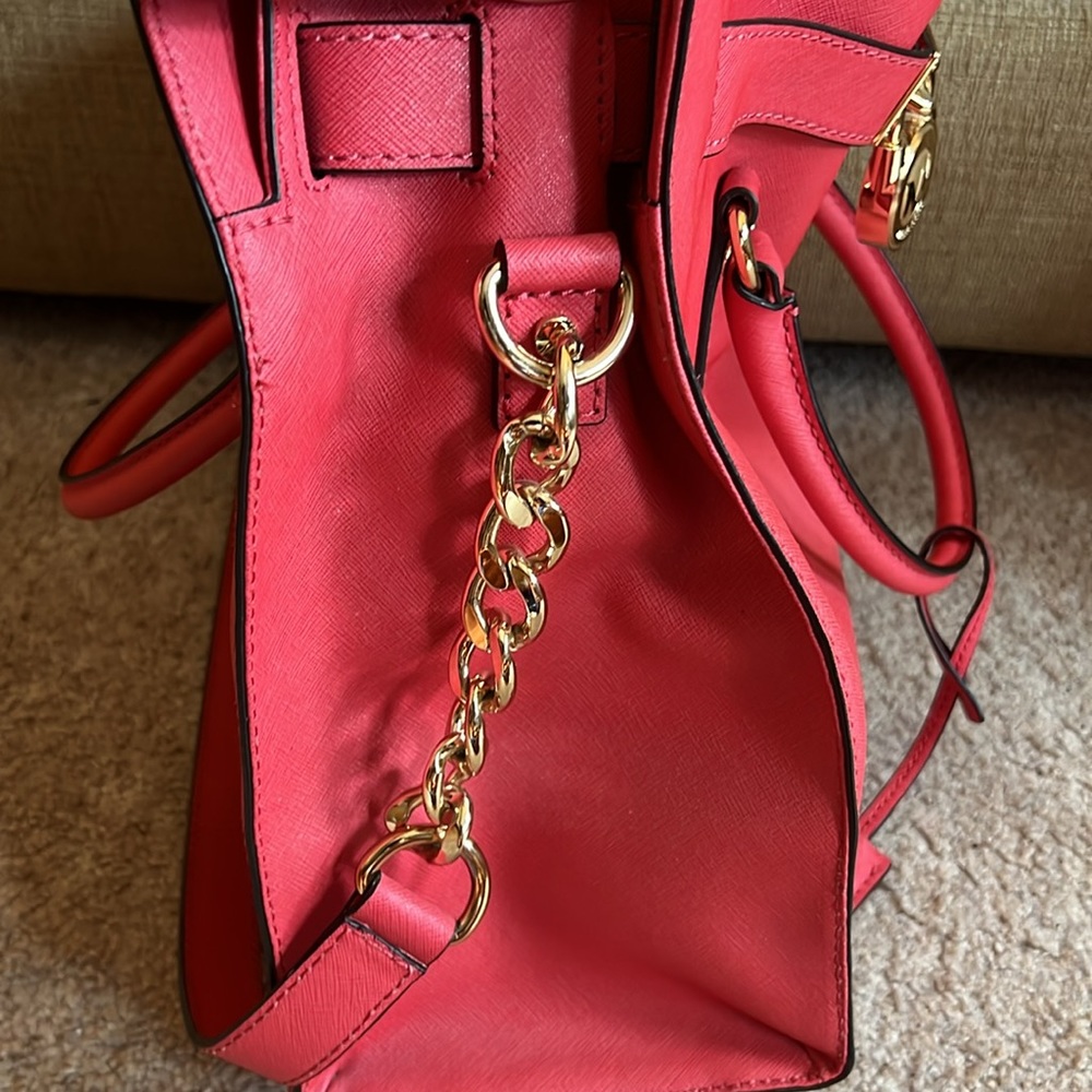 Coral Colored Purse - Picture 4 of 11